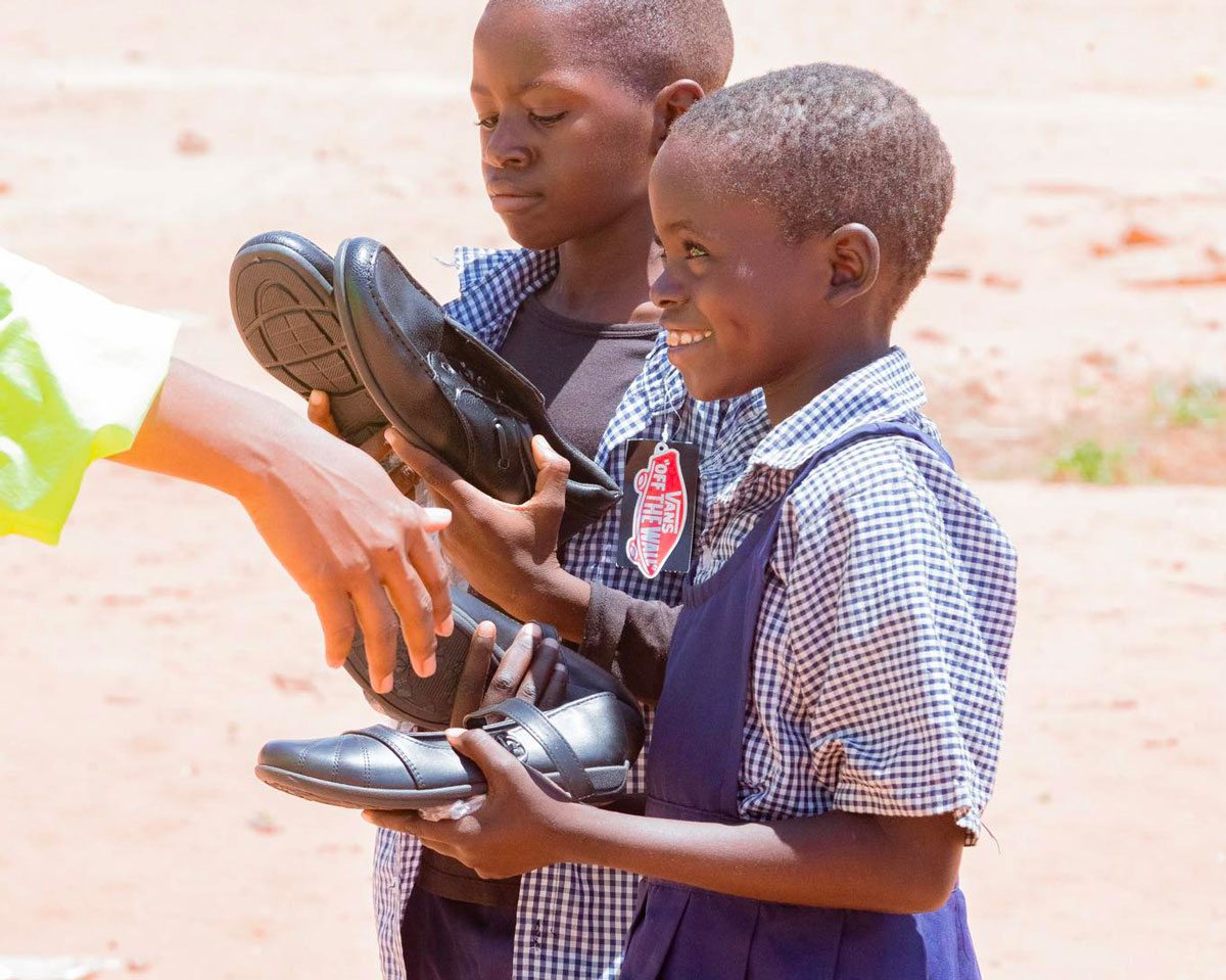 School Shoe Distribution — 198 Children Reached